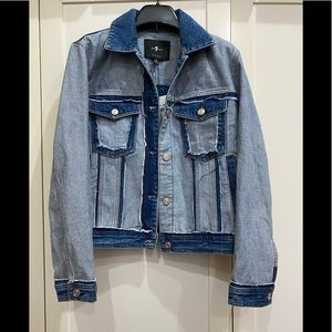 7 For All Mankind two tone jacket